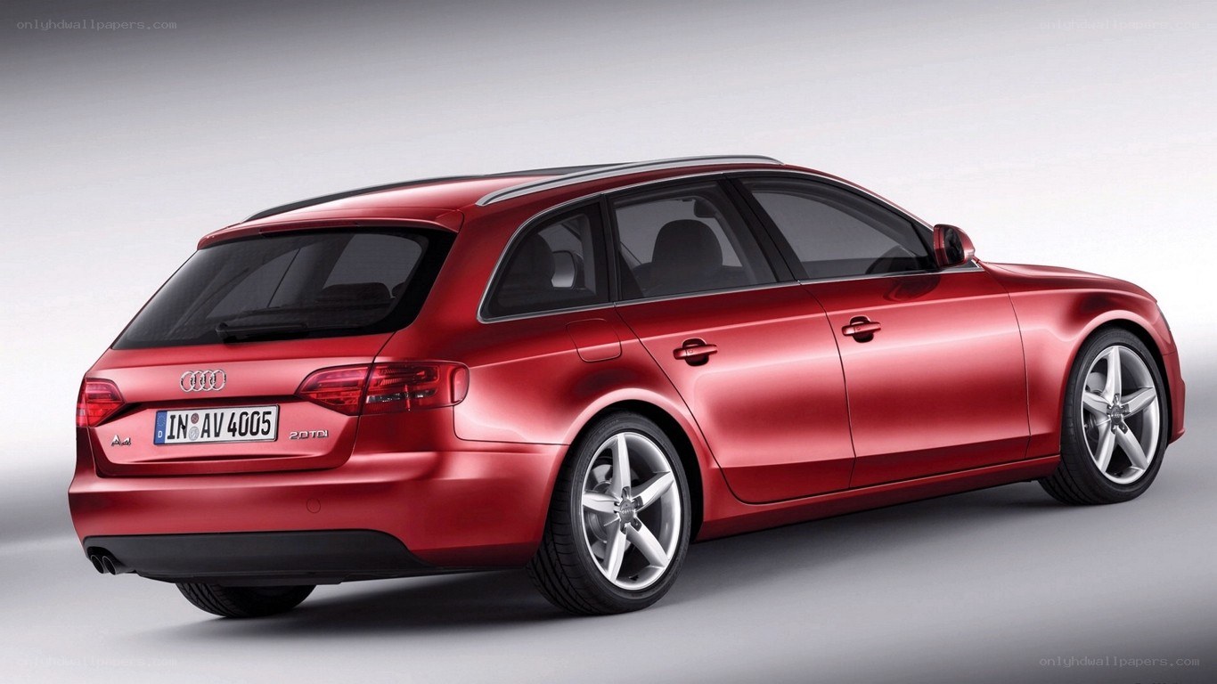 red audi a4 avant