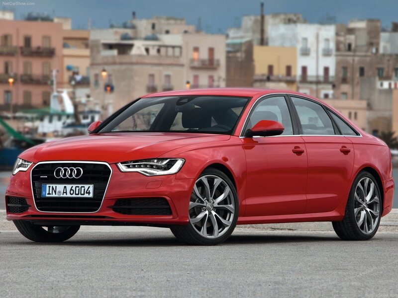 Red Audi A6 Sedan — Calm