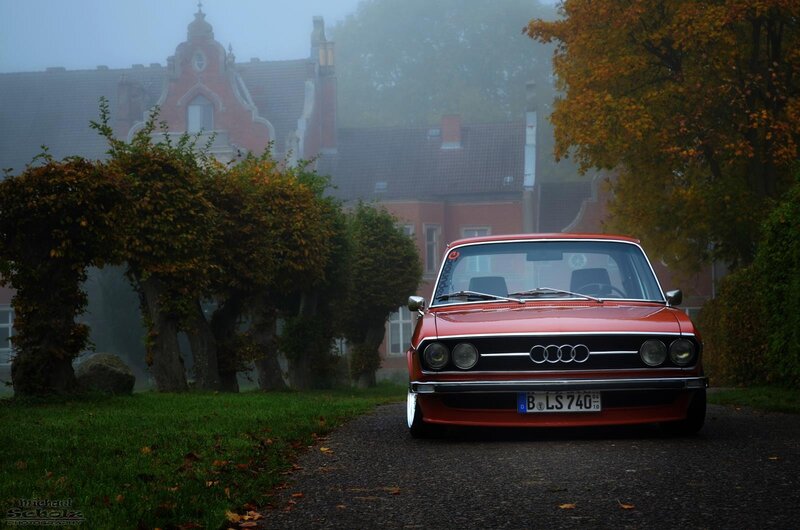 Red Audi Car — Misty