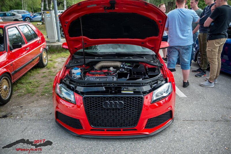 Red Audi Car — Outdoor