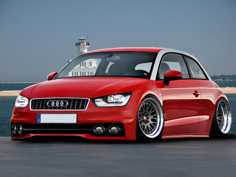 Red Audi Car — Serene