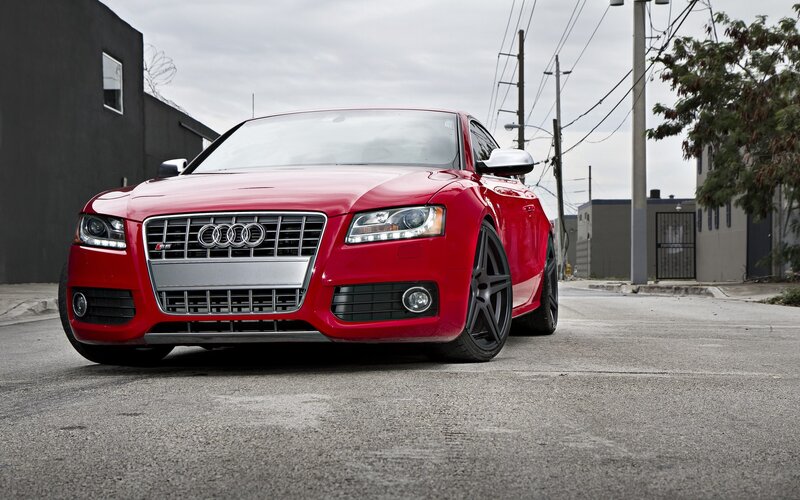Red Audi Car — Urban