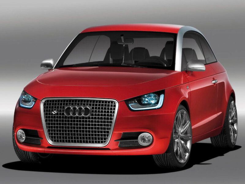 Red Audi Concept Car — Neutral, 3d Render, Grille, Headlights