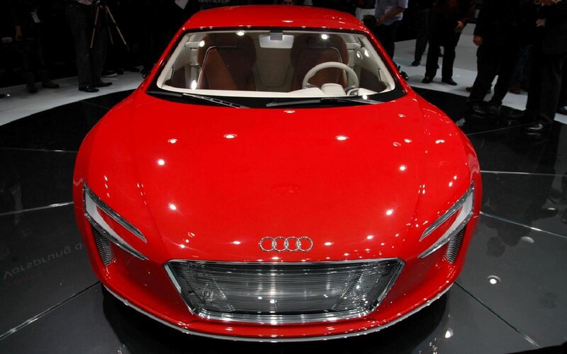 Red Audi Concept Car — Neutral, Photograph