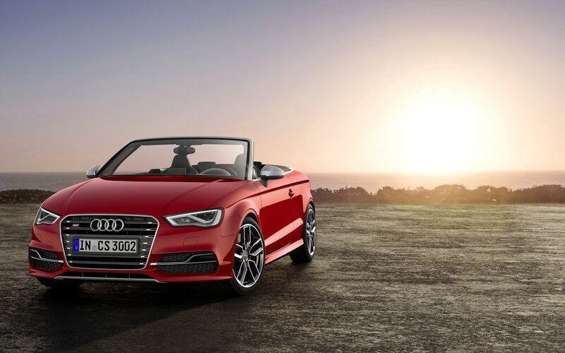 Red Audi Convertible — Serene