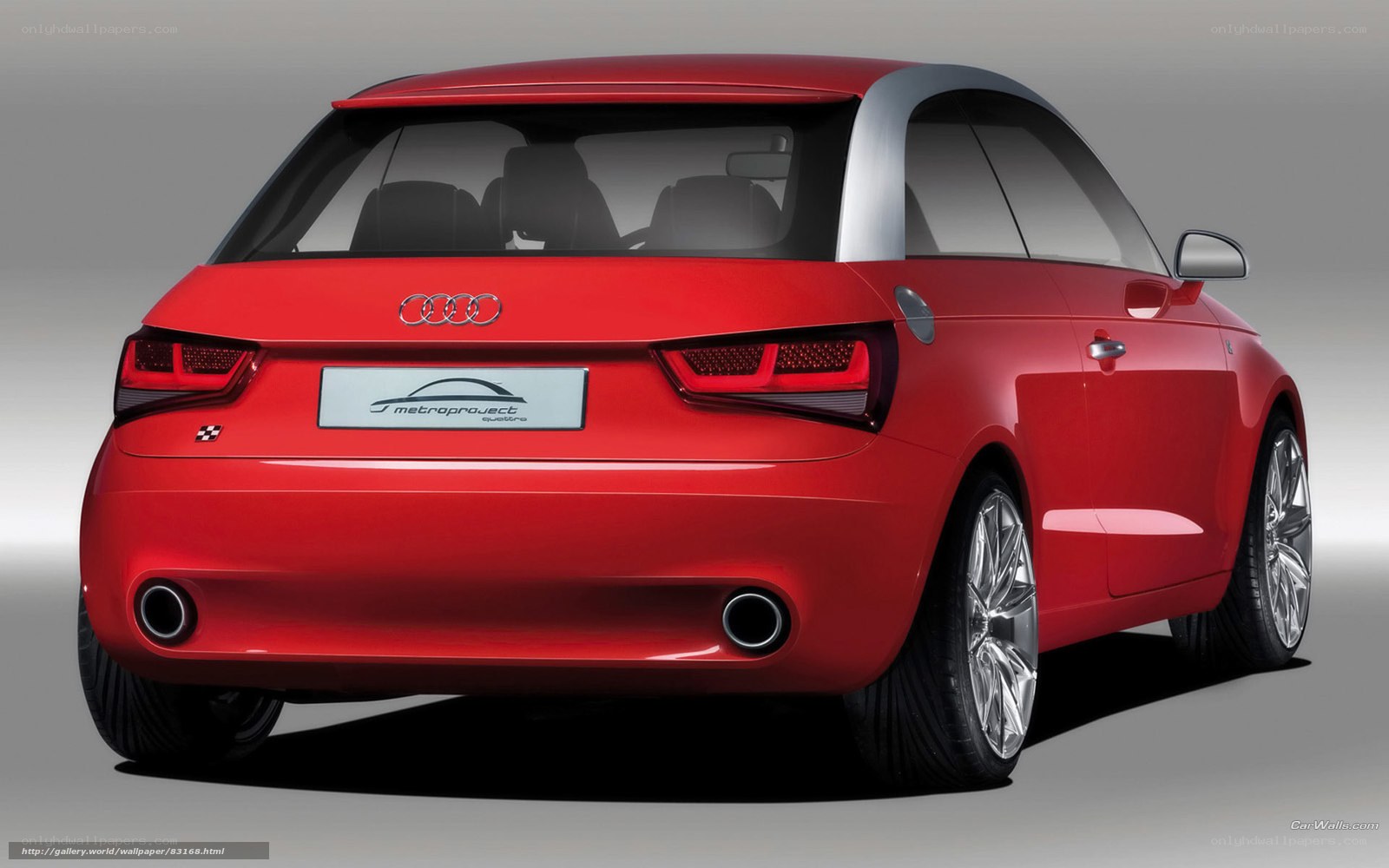 Red Audi Metroproject Quattro