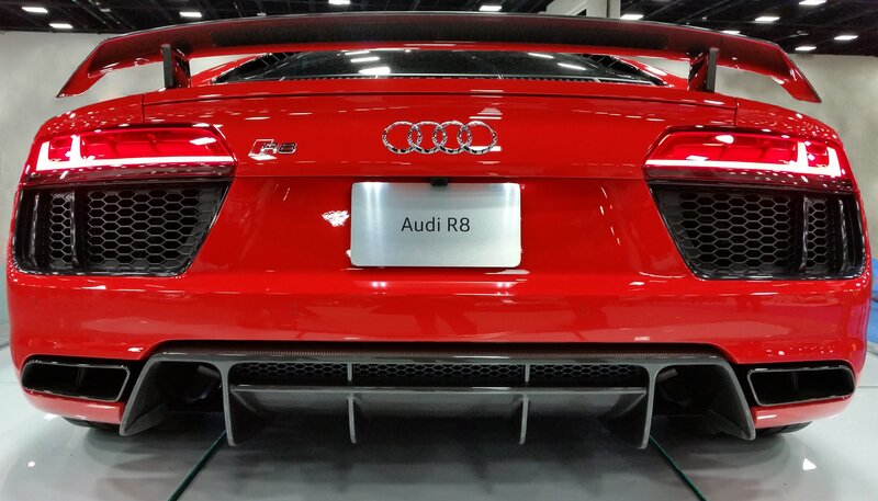 Red Audi R8 Car — Neutral