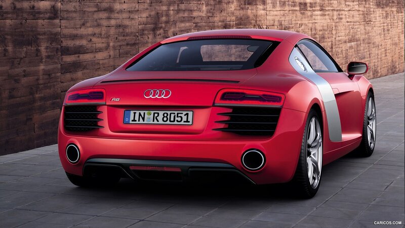 Red Audi R8 Coupe