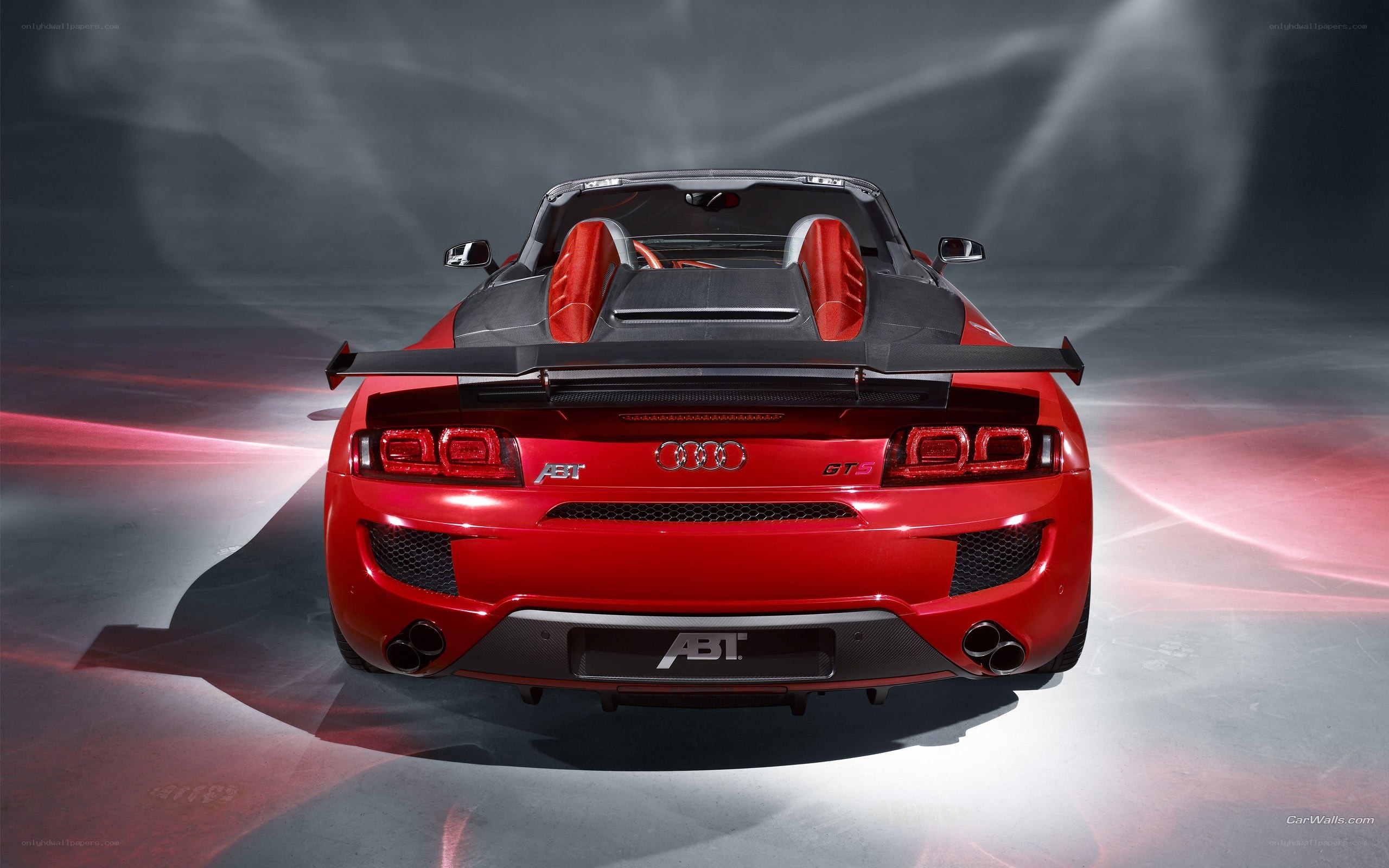 red audi r8 gt s convertible