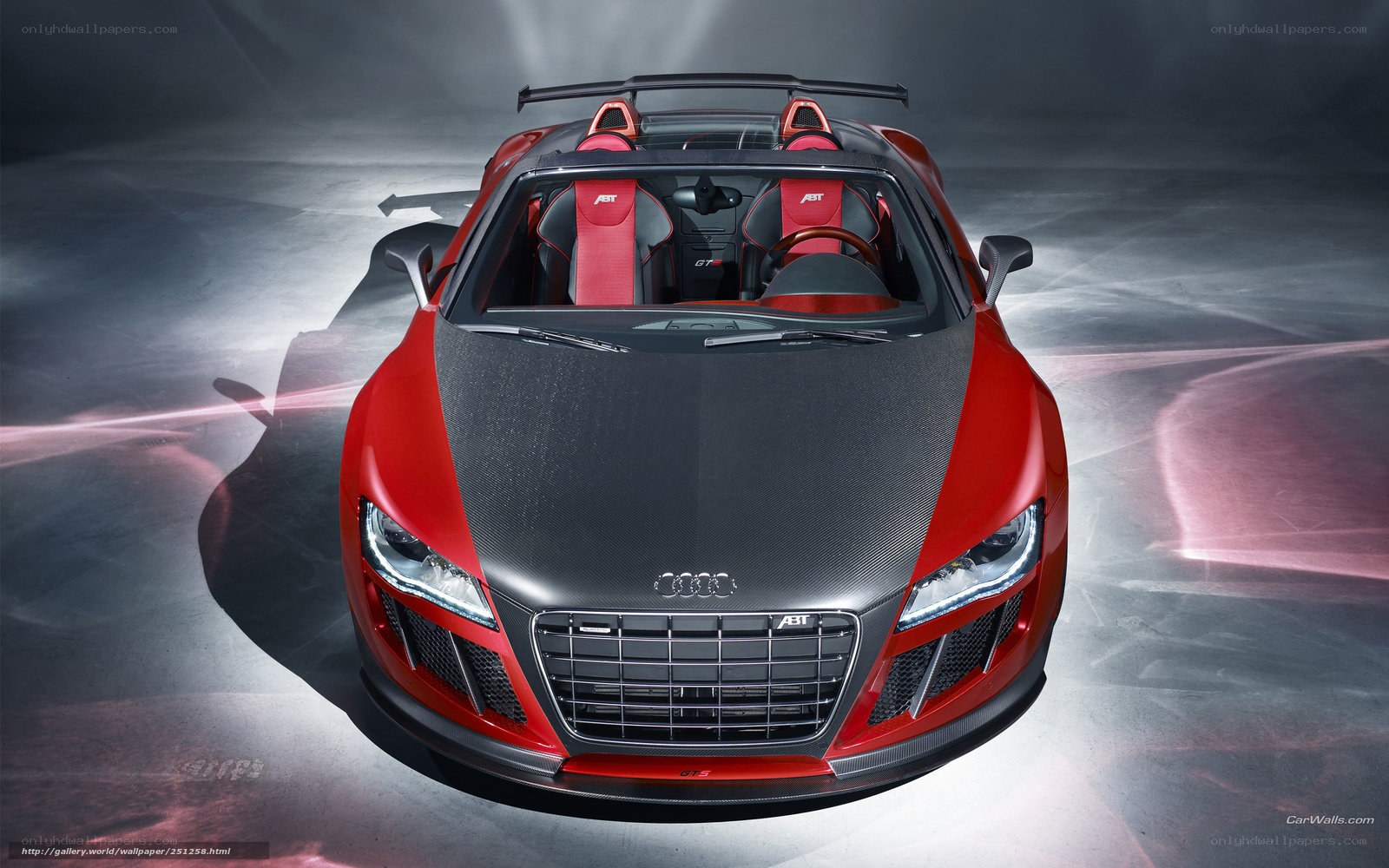 Red Audi R8 GT Spyder
