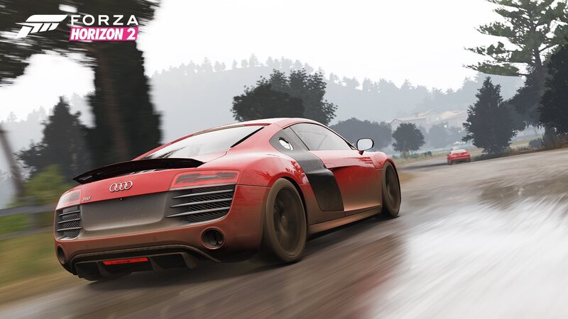 Red Audi R8 on Road