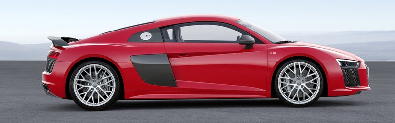Red Audi R8 Sports Car — Neutral