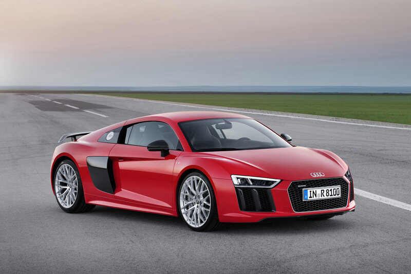 Red Audi R8 Sports Car — Serene