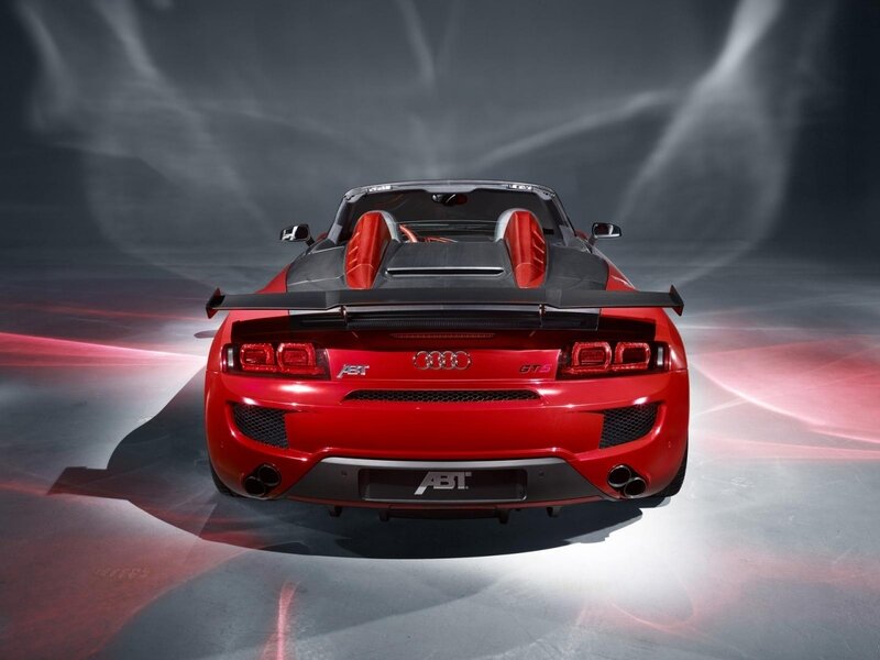 Red Audi R8 Spyder — Dramatic, Photograph, Car