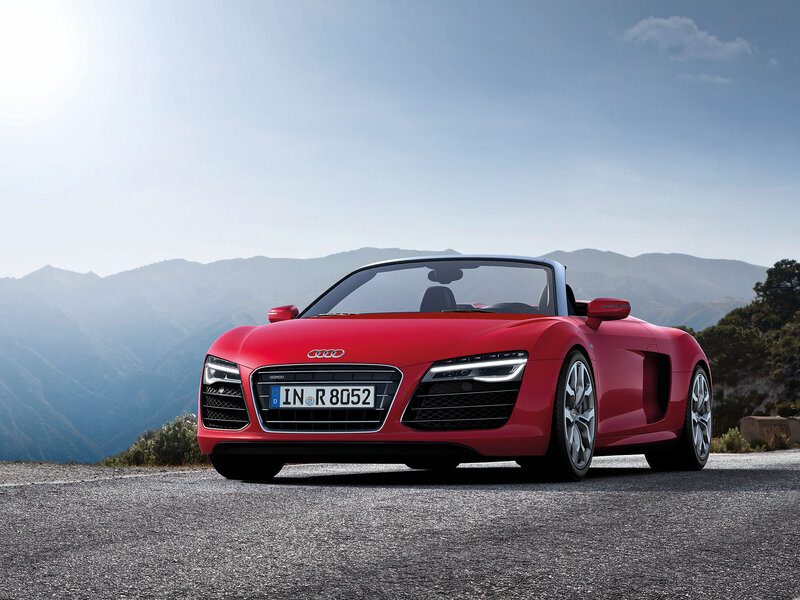 Red Audi R8 Spyder — Serene, Afternoon