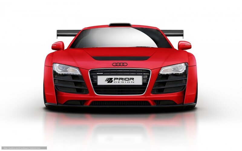 Red Audi Race Car — Neutral