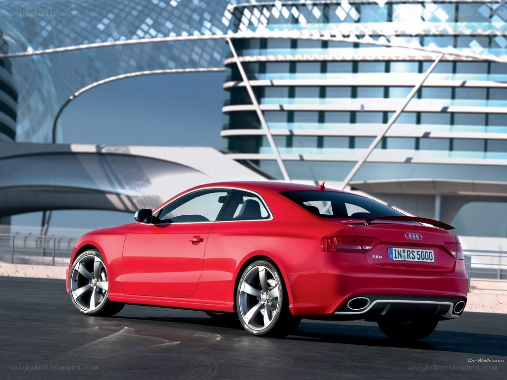 Red Audi RS 5 coupe