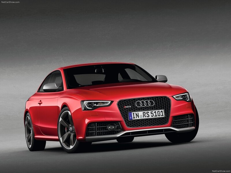 Red Audi RS 5 Coupe