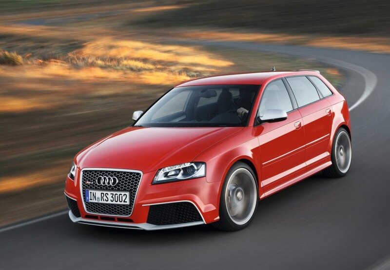 Red Audi Rs3 Car