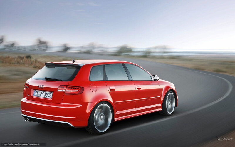 Red Audi Rs3 Hatchback — Dynamic