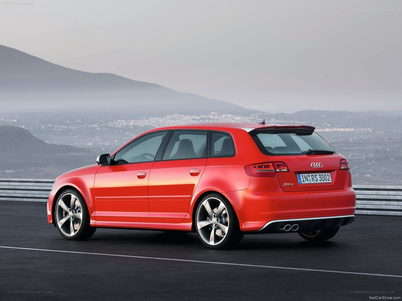 Red Audi RS3 Sportback