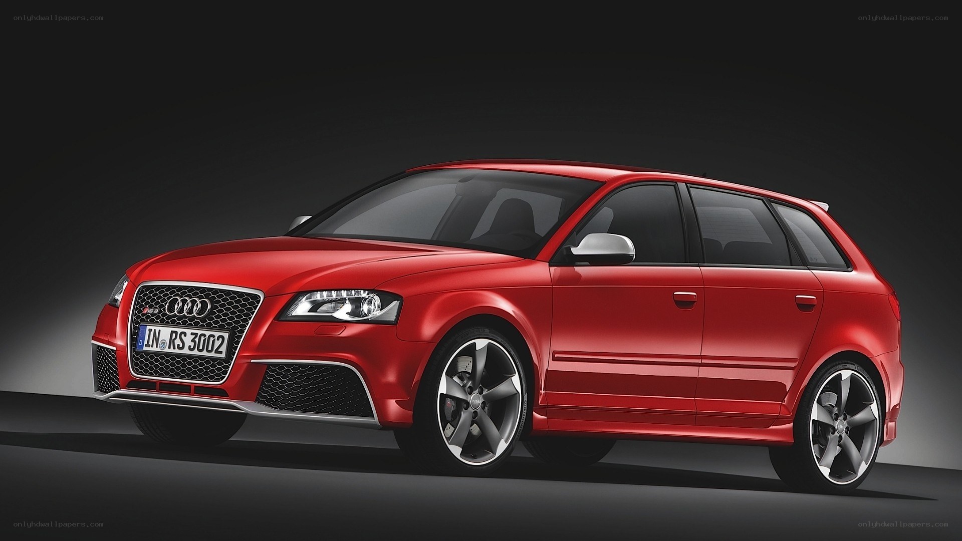 Red Audi RS3 Sportback