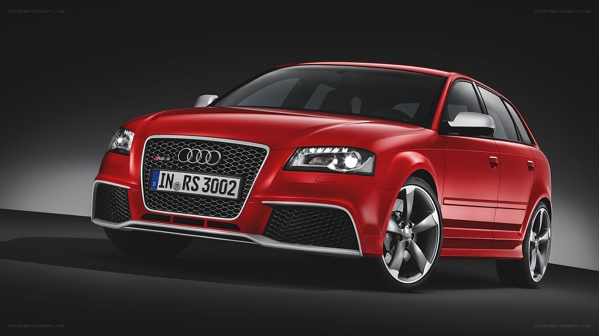 Red Audi RS3 Sportback