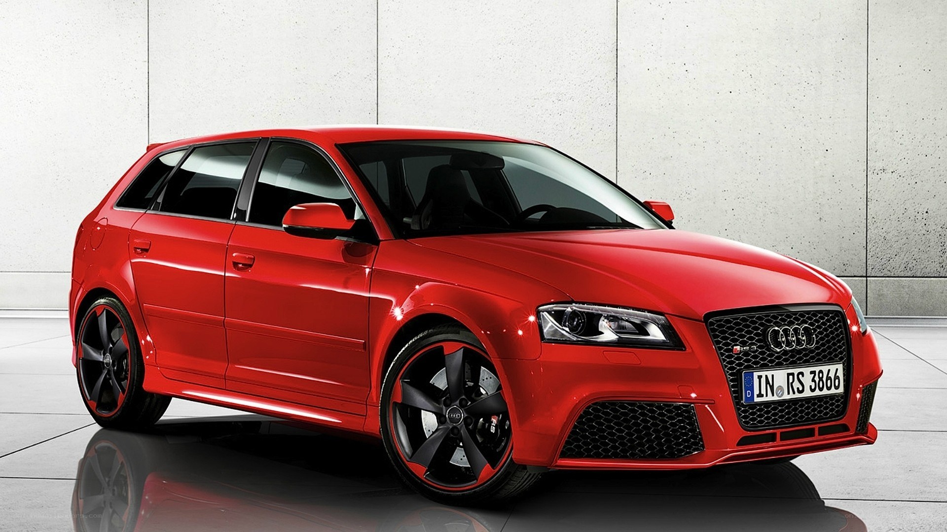 Red Audi RS3 Sportback