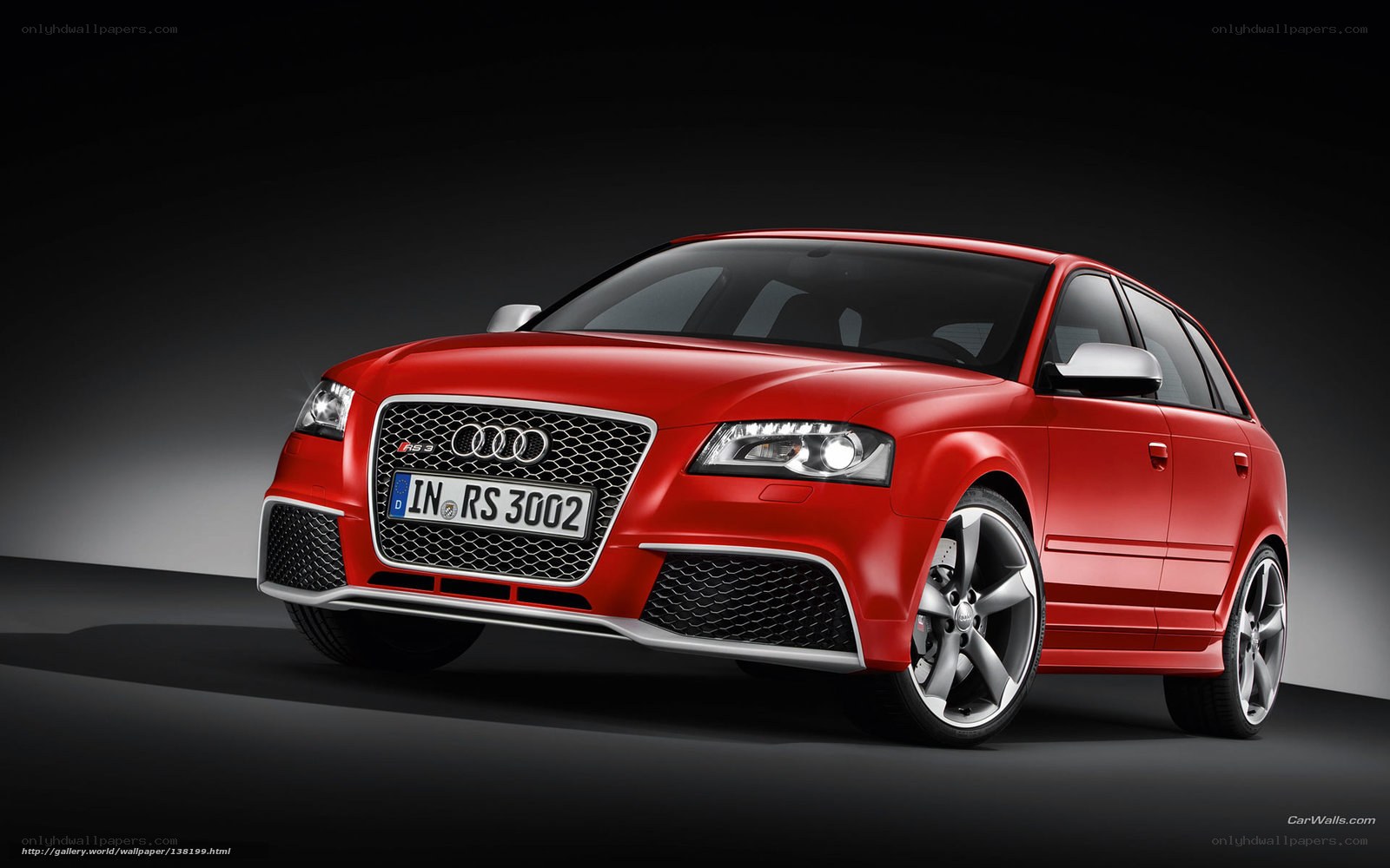 Red Audi RS3 Sportback