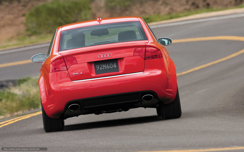 Red Audi Rs4 Car — Dynamic