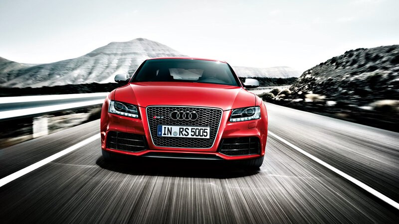 Red Audi Rs5 Car — Dynamic