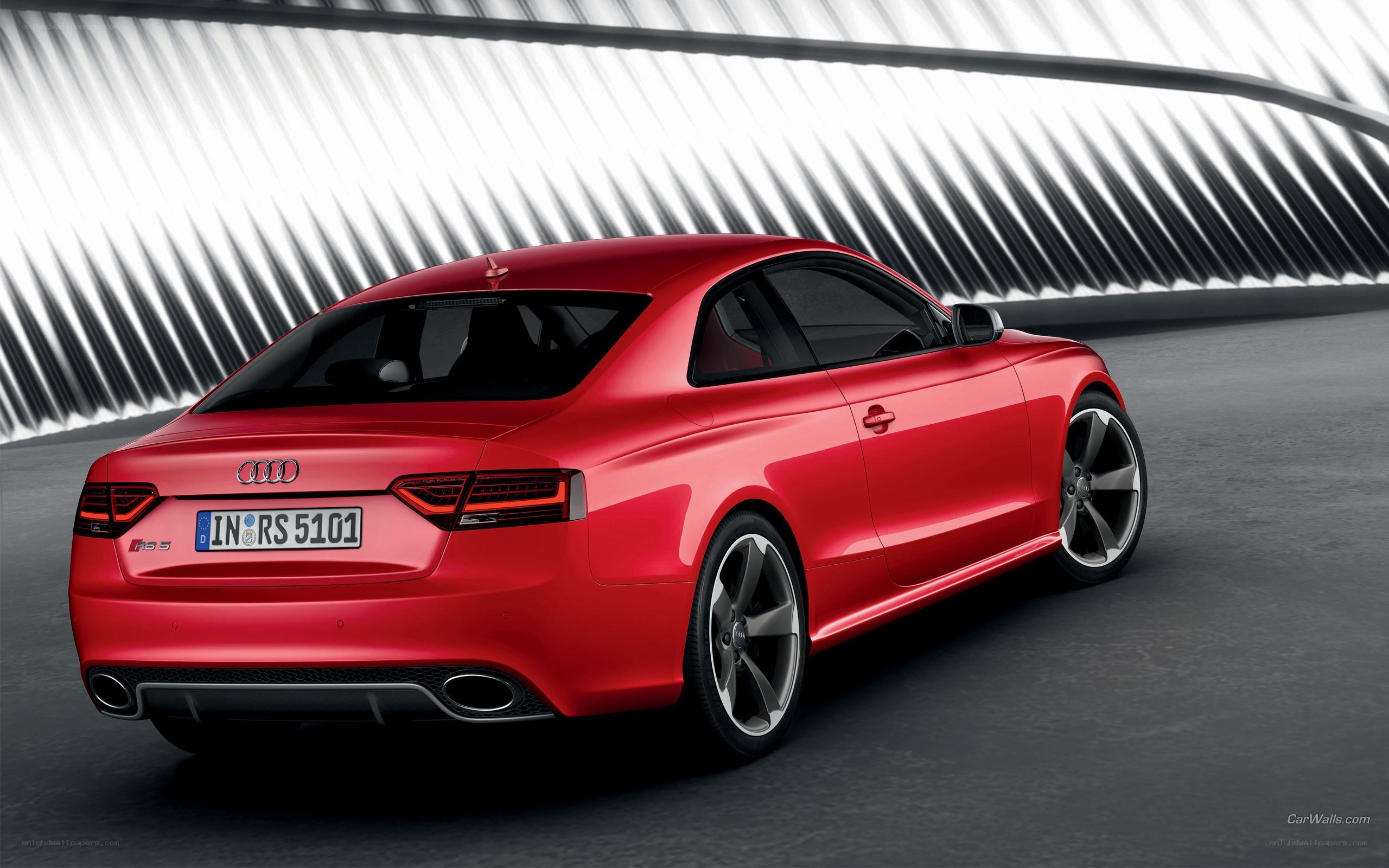 Red Audi RS5 coupe