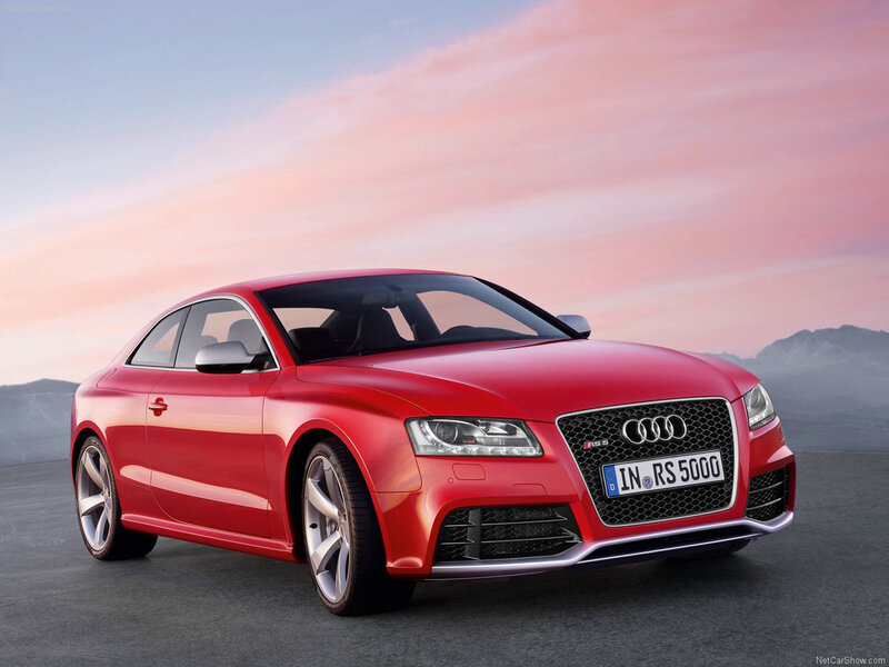 Red Audi Rs5 Coupe — Dramatic