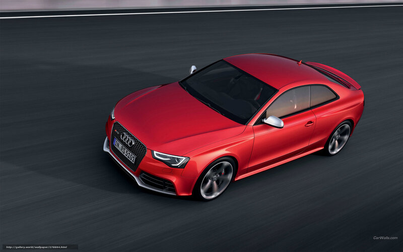 Red Audi Rs5 Coupe — Dynamic, 3d Render