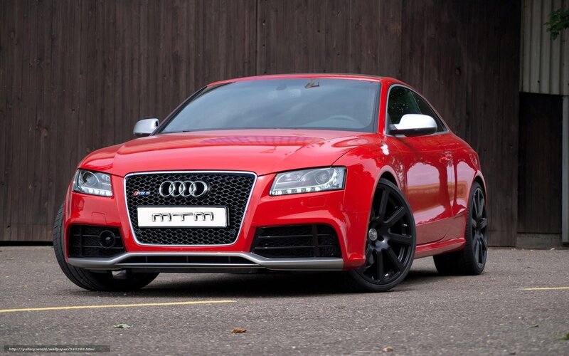 Red Audi Rs5 Coupe — Neutral, Photograph