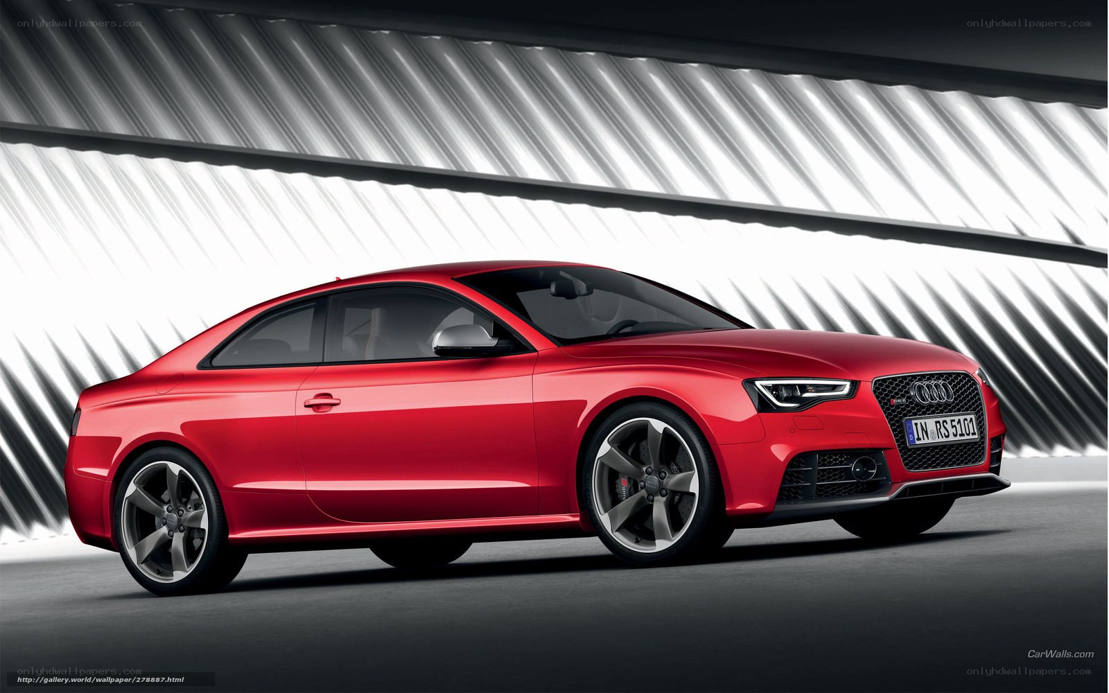 Red Audi RS5 Coupe