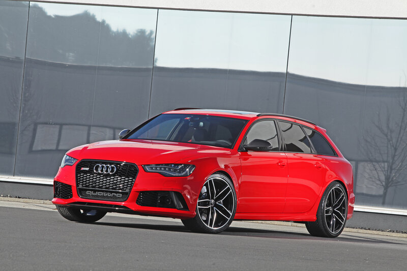 Red Audi Rs6 Avant — Modern