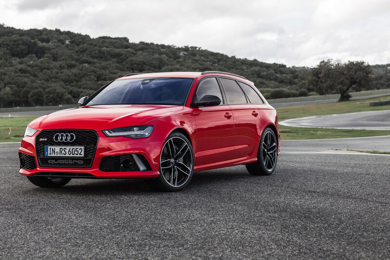 Red Audi Rs6 Car — Dynamic, Afternoon