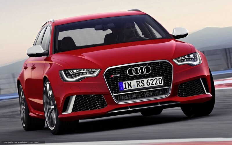 Red Audi Rs6 Car — Dynamic