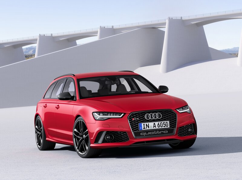 Red Audi Rs6 Car — Modern, Afternoon