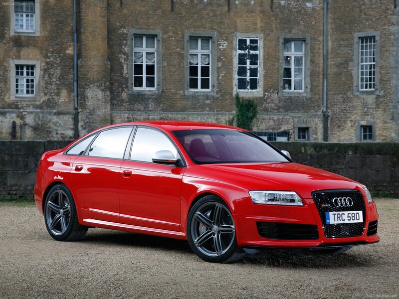 Red Audi RS6 sedan