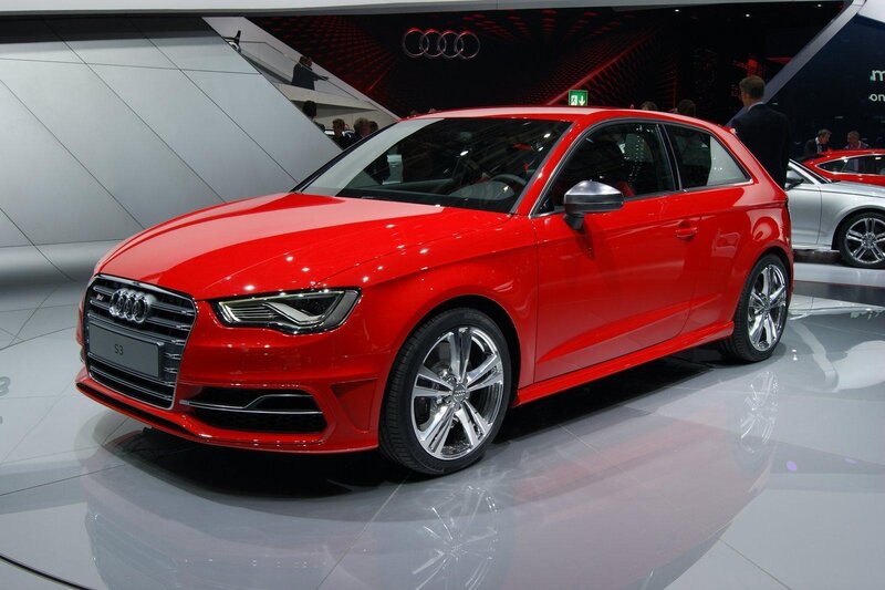 Red Audi S3 Car — Showroom