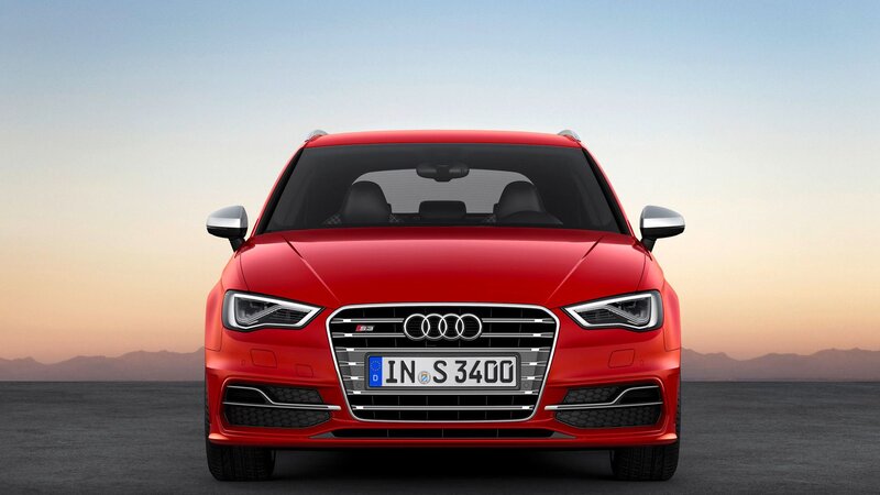 Red Audi S3 Car