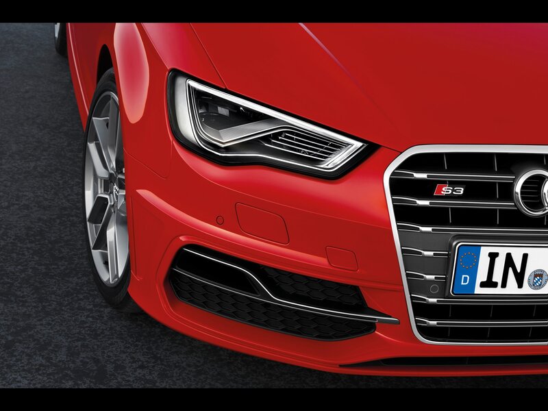 Red Audi S3 Front