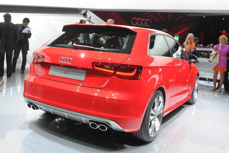 Red Audi S3 Hatchback — Neutral, Photograph
