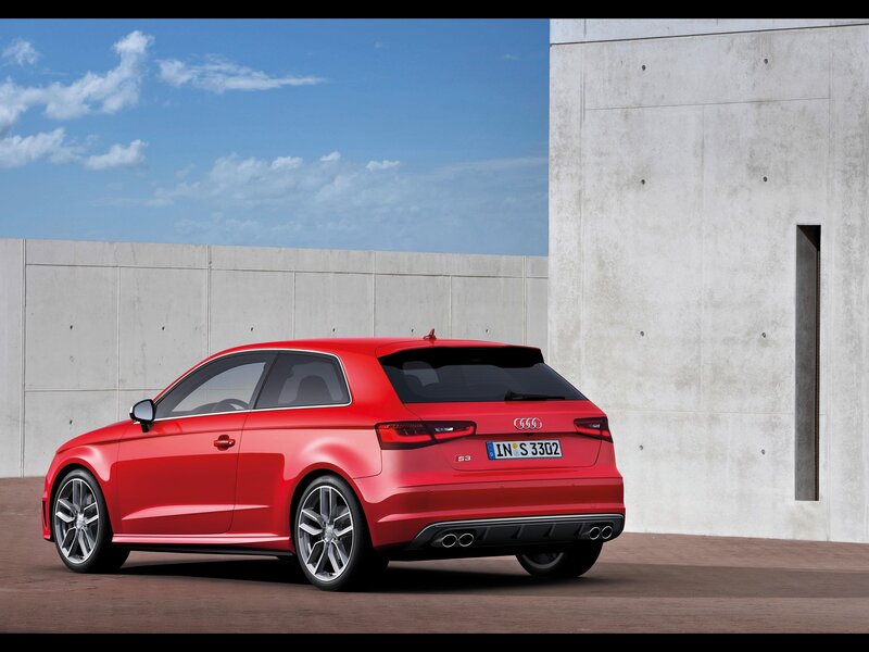 Red Audi S3 Hatchback — Neutral
