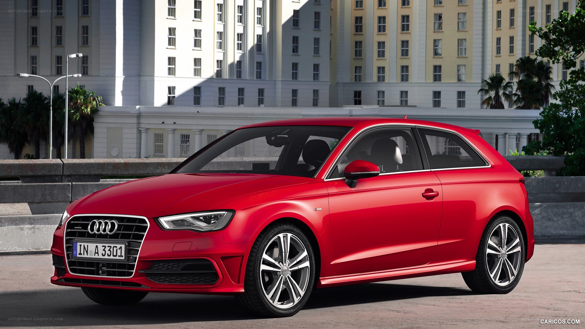 Red Audi S3 Sportback
