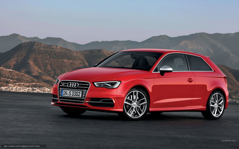 Red Audi S3 Sportback