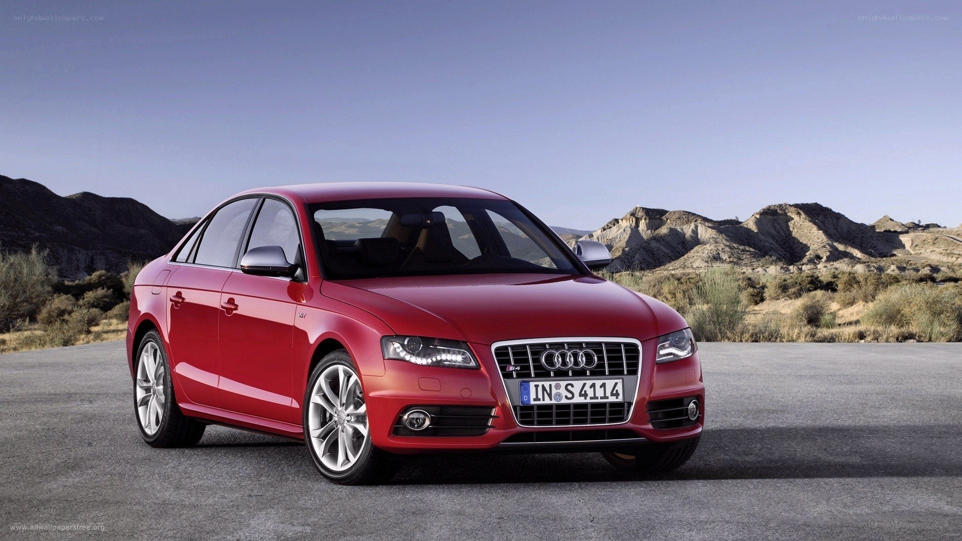 red audi s4 sedan