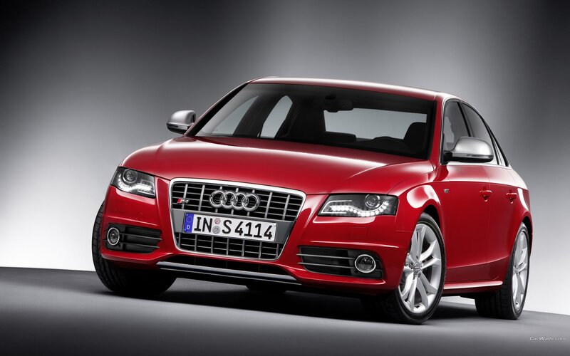 Red Audi S4 sedan